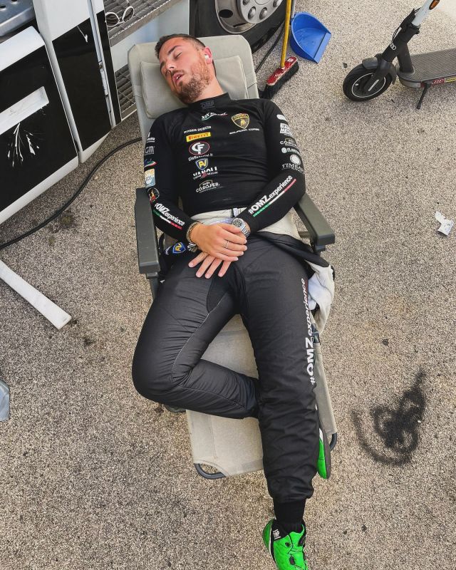 💤LAST WEEK OF REST💤

The Real Paddock Life: uncomfortable deck chairs💺, brooms and dustpans🧹, Mystical drawing on the floor🚀, electric scooters 🛴, a wild #XIXpeter taking a #powernap 🦌
 
-7 days to the first racing chapter of season 2024🟩

Follow me for more😅

📸: @fotospeedy_it, no it’s not you guys🤪
———————————————————————— 

@gieffeacciai_srl @stilo_official @omz_spa @ferramentavanoli @bianchimetalli_srl #CaldaieMelgari #NuovaCoRoFer @RGM_elettrotecnicaindustriale @eoscaffe #SessantiniImpianti @RMGascensori @timeapp_milano @lamborghini @lamborghinisc @Oregon.team 

———————————————————————— 

#OMZexperience  #XIXpeter  #almostisnotenough #pressuremakesdiamonds #dontcrackunderpressure #huracan  #lamborghini #supertrofeo #motorsport #racing #ready2race #fyp #picoftheday #beautiful #photooftheday #life #motivation #sportscar #sportsphotography #fyp #homeofgt3racing #TOPG